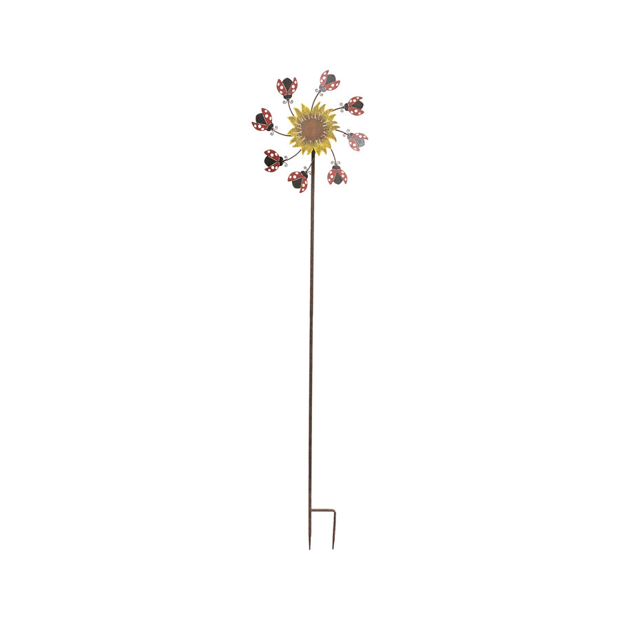 Ladybirds Wind Spinner on Stake 148cm