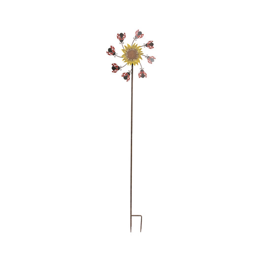 Ladybirds Wind Spinner on Stake 148cm