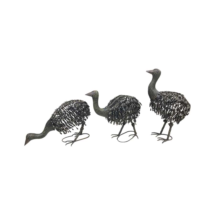 Set 3 Emu Chicks Garden Statues Assorted 28x46cm - Image 2