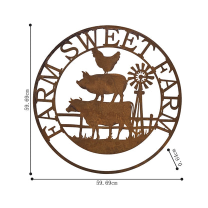 Farm Sweet Farm Laser Cut Wall Art 60cm - Image 5