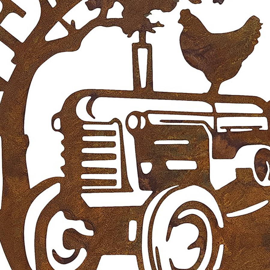 Welcome To Our Farm Laser Cut Wall Art 60cm - Image 4