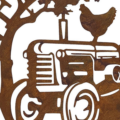 Welcome To Our Farm Laser Cut Wall Art 60cm - Image 4