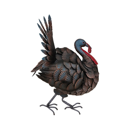 Mr Turkey Metal Wall Art 61cm