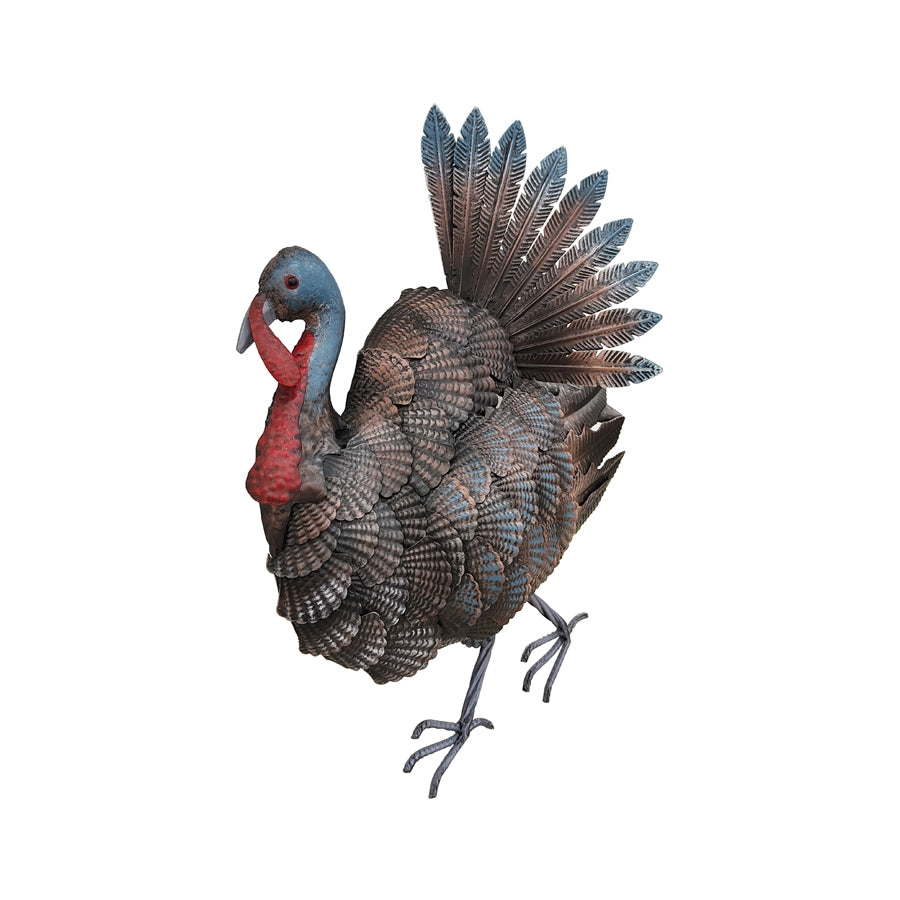 Mrs Turkey Metal Wall Art 47cm - Image 2