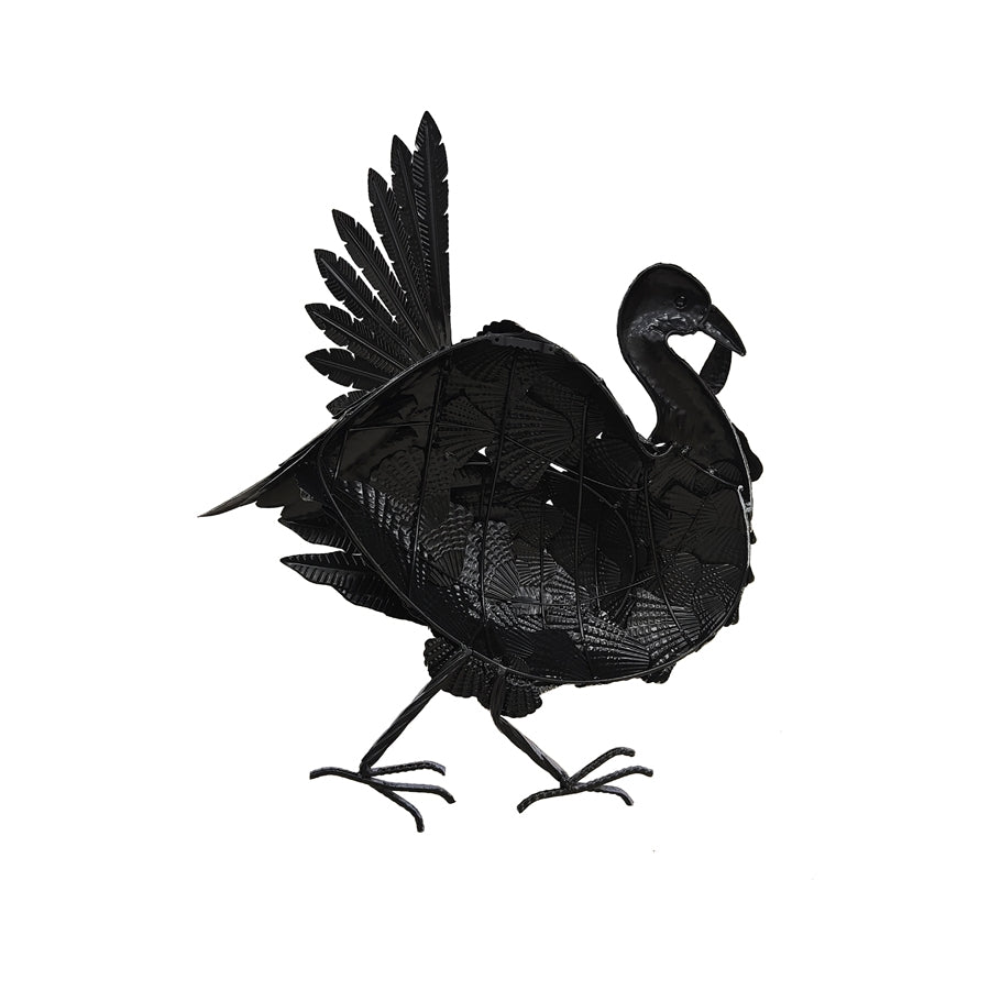 Mrs Turkey Metal Wall Art 47cm - Image 3