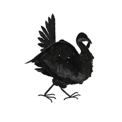 Mrs Turkey Metal Wall Art 47cm - Image 3