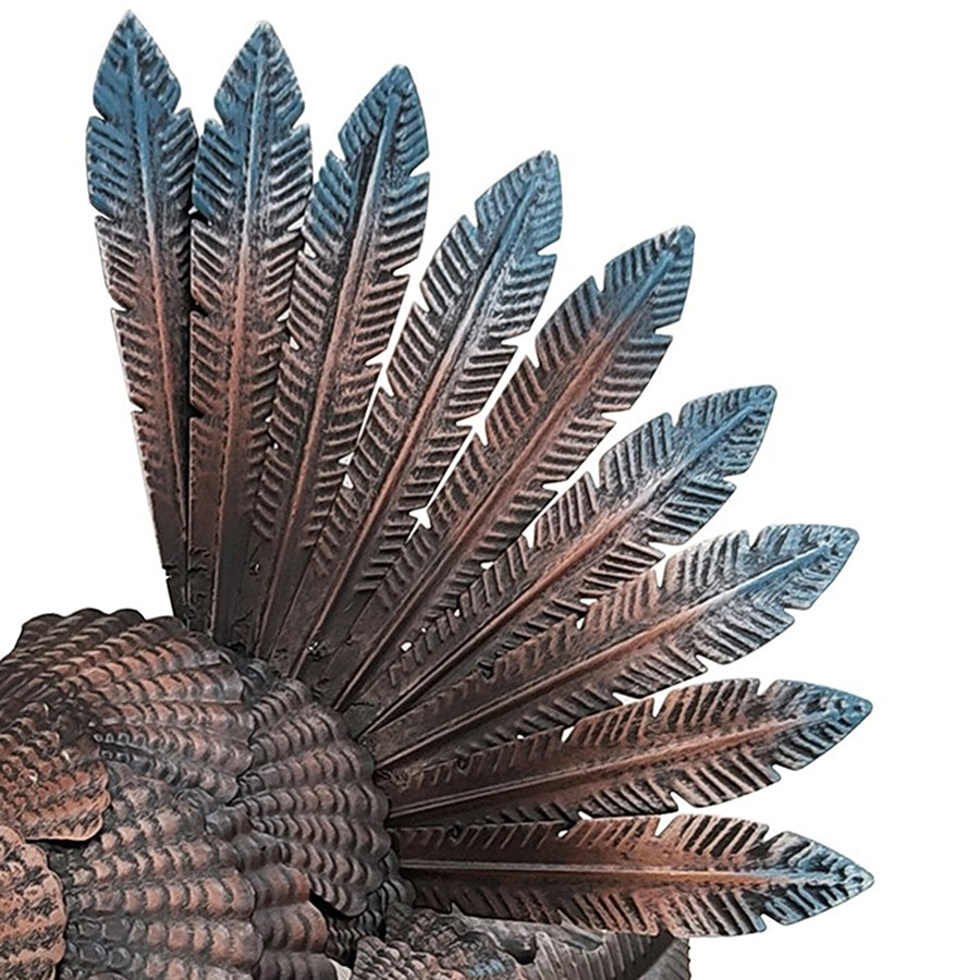 Mrs Turkey Metal Wall Art 47cm - Image 5