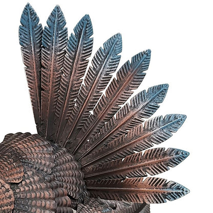 Mrs Turkey Metal Wall Art 47cm - Image 5