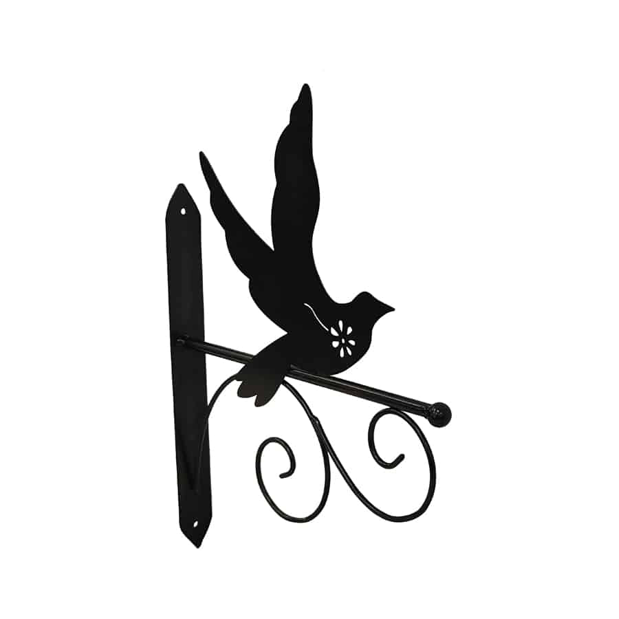 Bird Silhouette Wall Hook Bracket 33cm - Image 2