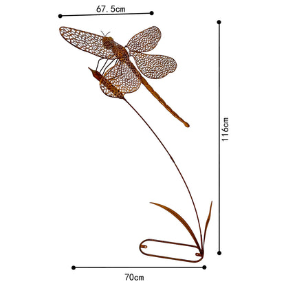 Flying Dragonfly w/ Base Ornament 70x116cm - Image 5