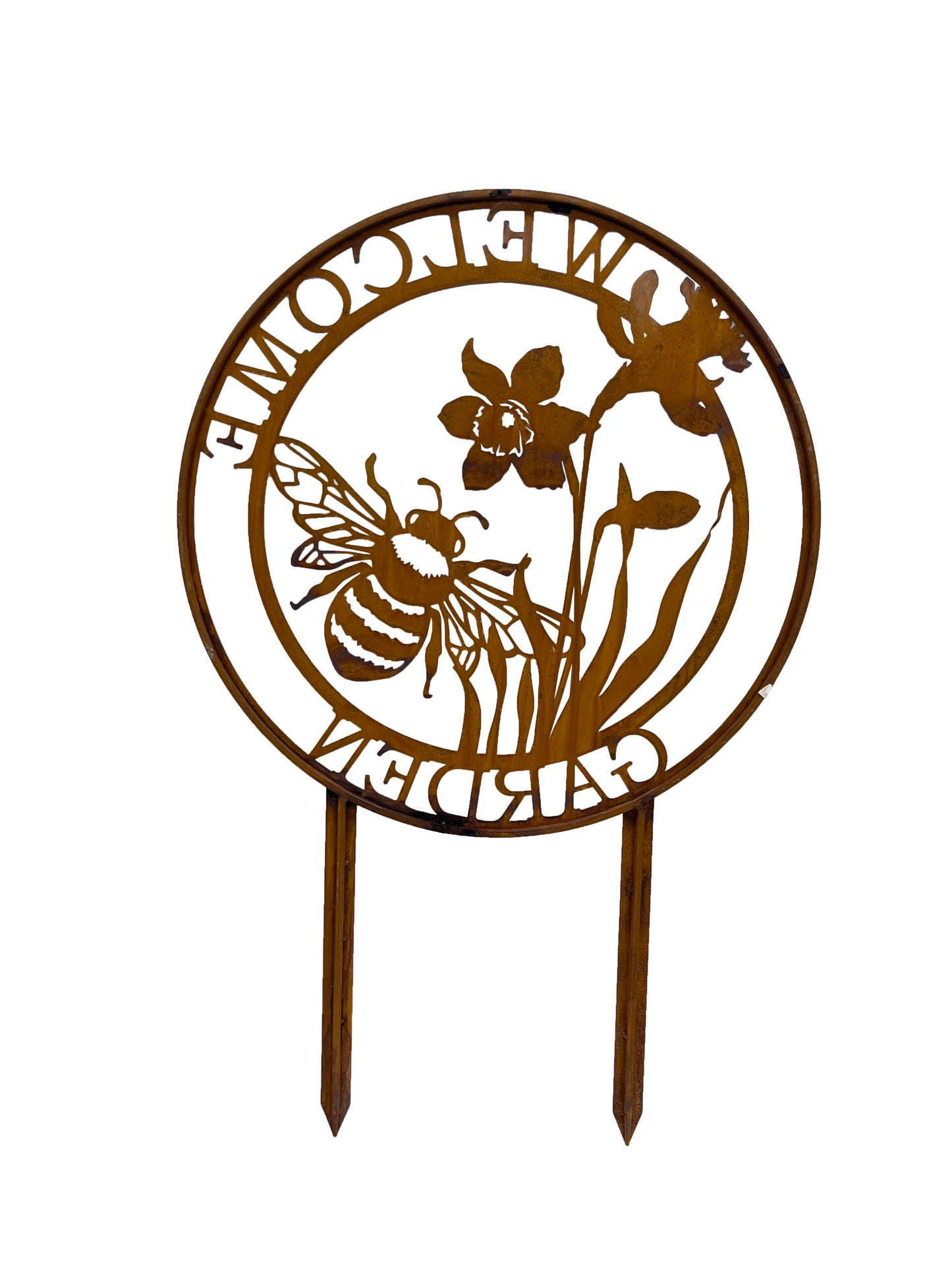 Laser Cut Dragonfly Garden Stake 53x53-80cm - Image 2