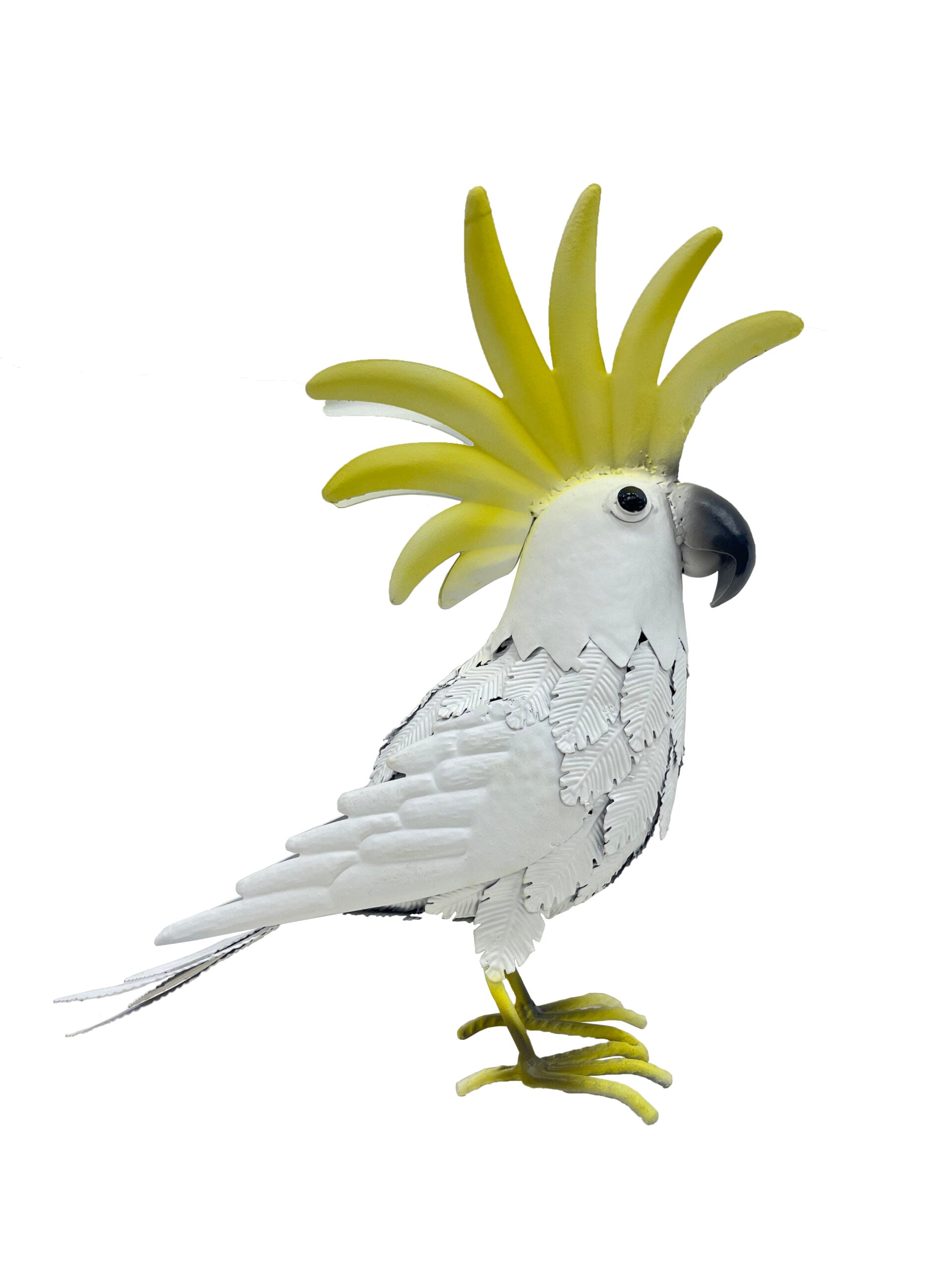 Metal Cockatoo Ornament 34cm - Image 2