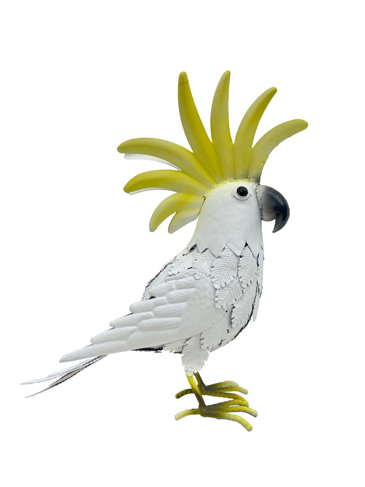 Metal Cockatoo Ornament 34cm - Image 2