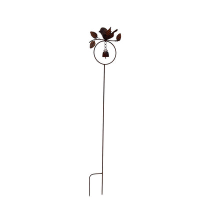 Bird On Branch w Bell Garden Stake 89cm - Image 5