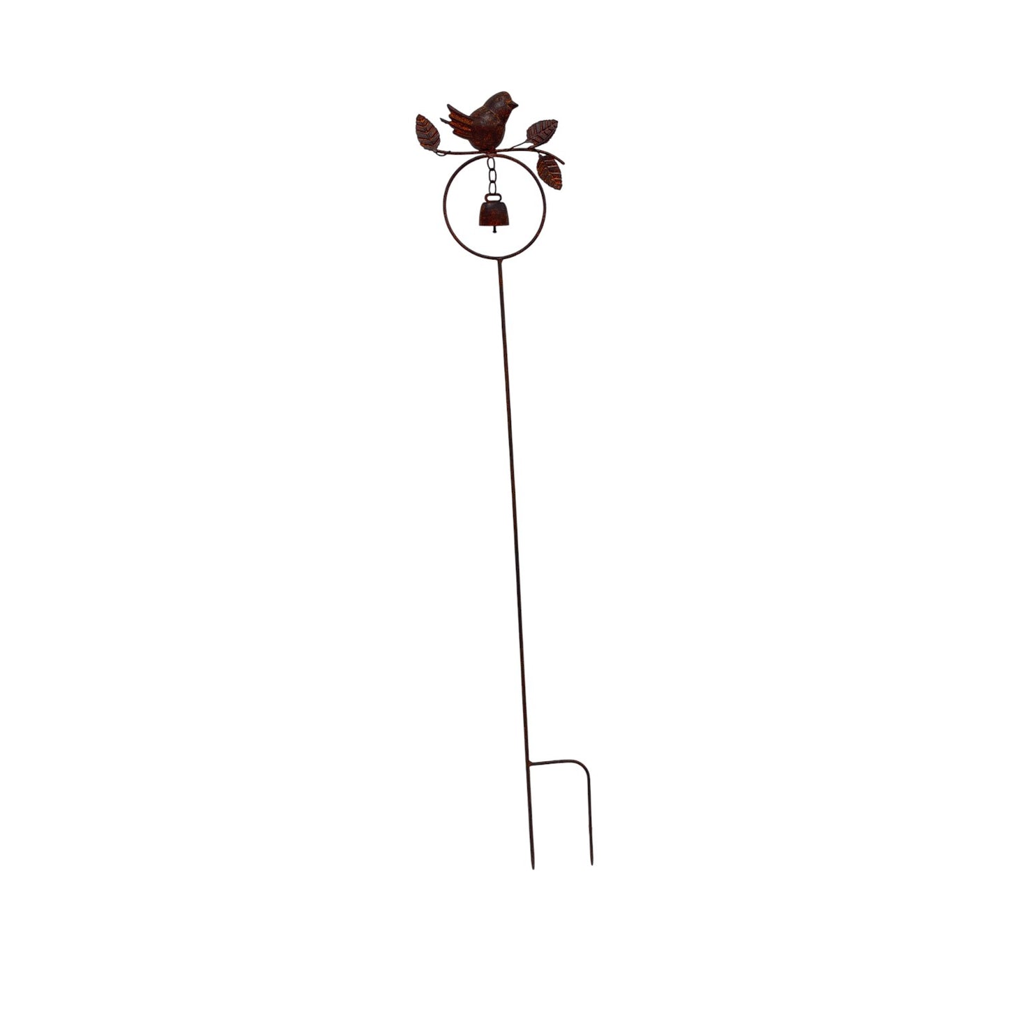 Bird On Branch w Bell Garden Stake 89cm - Image 4