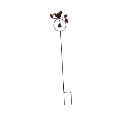 Bird On Branch w Bell Garden Stake 89cm - Image 4