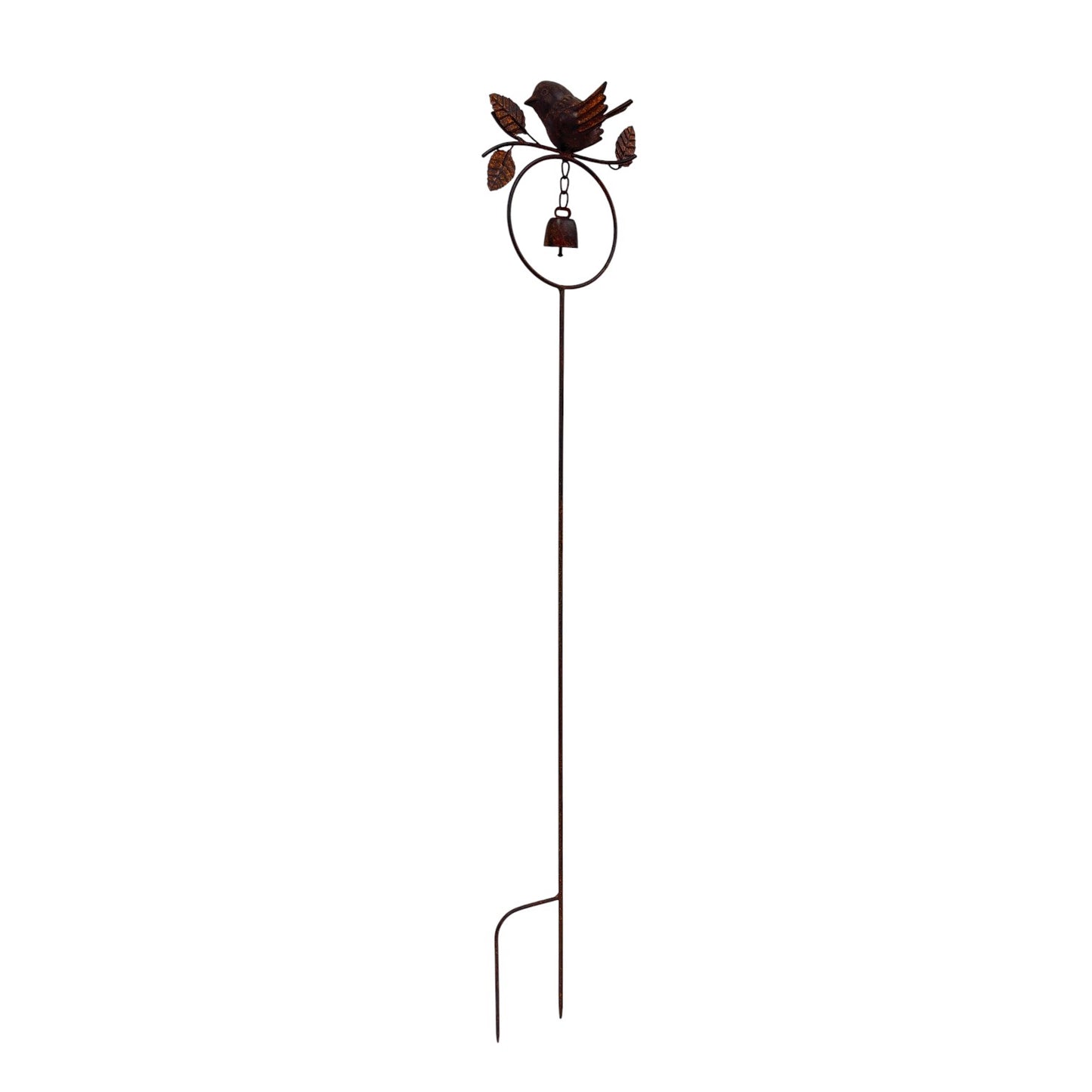 Bird On Branch w Bell Garden Stake 89cm - Image 2