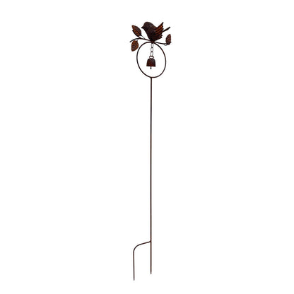 Bird On Branch w Bell Garden Stake 89cm - Image 2
