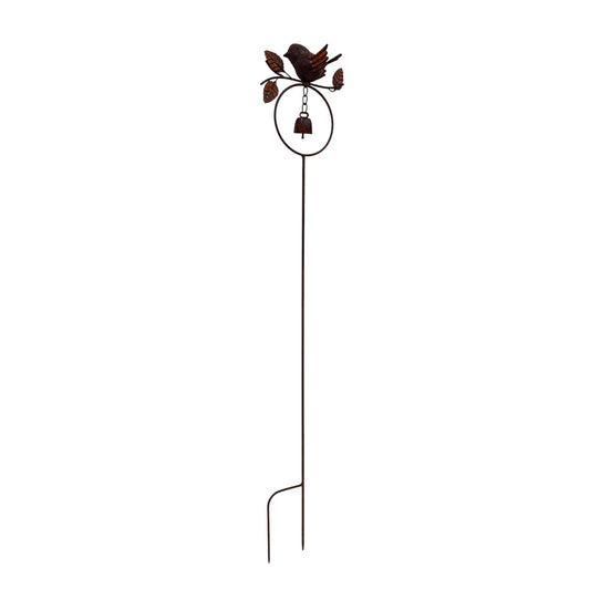 Bird On Branch w Bell Garden Stake 89cm - Image 2