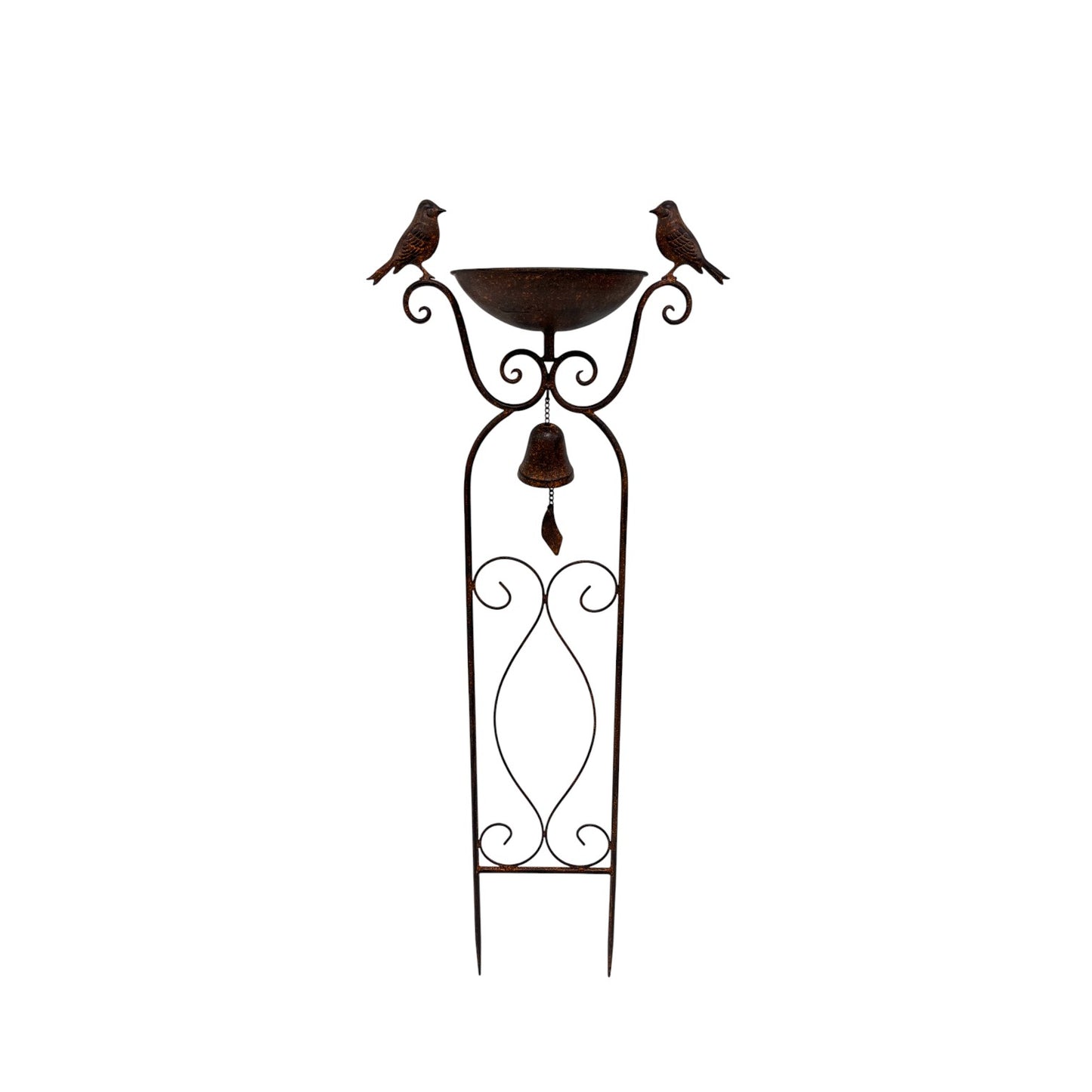 Birdfeeder Stake w Birds & Fleur-De-Lis 90cm - Image 4