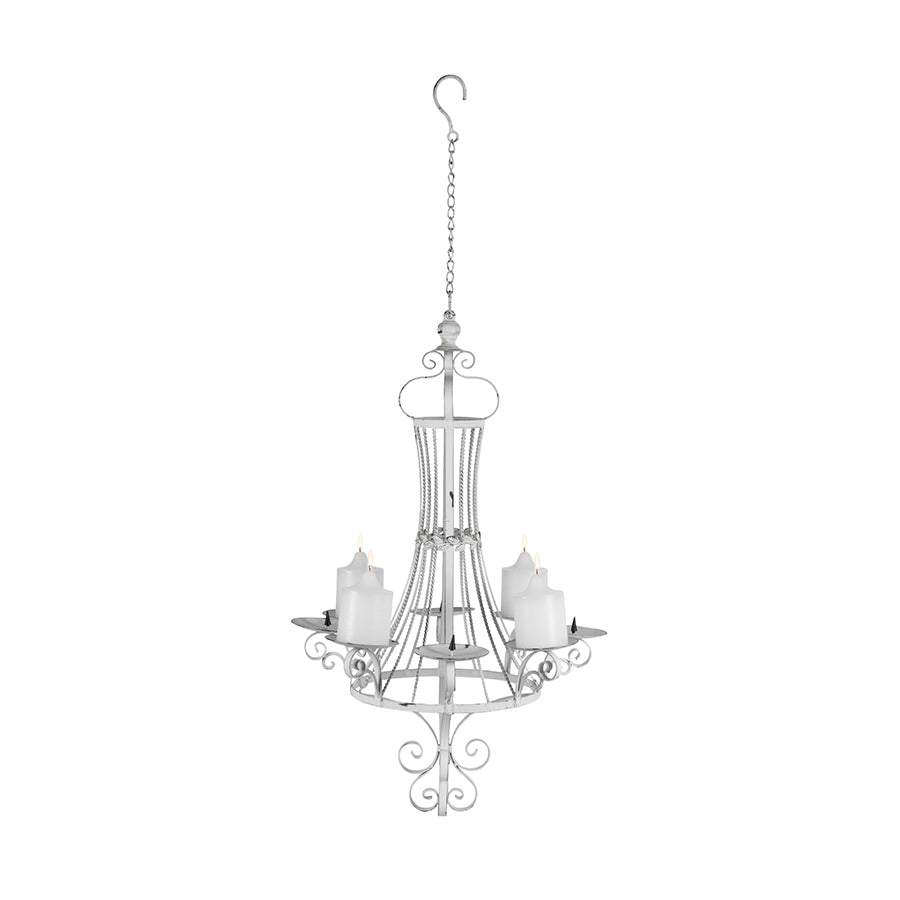 Ornate Hanging Pillar Candelabra Candle holder 42x100cm