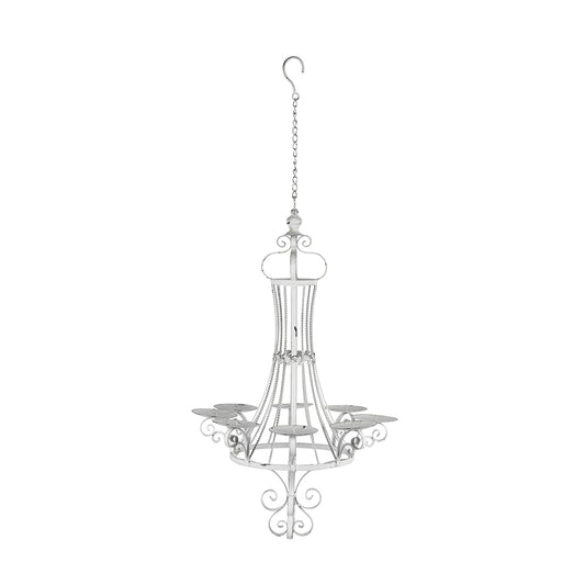 Ornate Hanging Pillar Candelabra Candle holder 42x100cm - Image 2