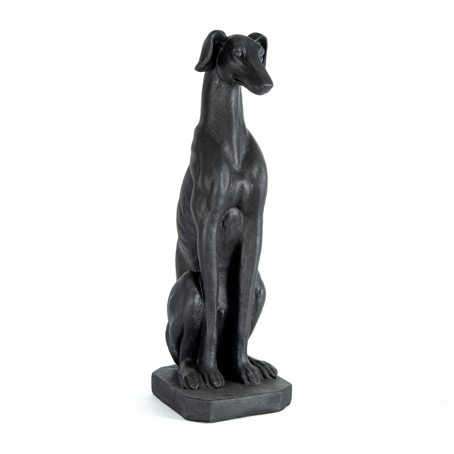 Majestic Sitting Greyhound Statue 82cm