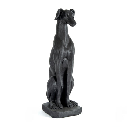 Majestic Sitting Greyhound Statue 82cm