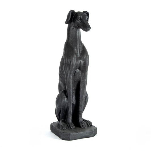 Majestic Sitting Greyhound Statue 82cm