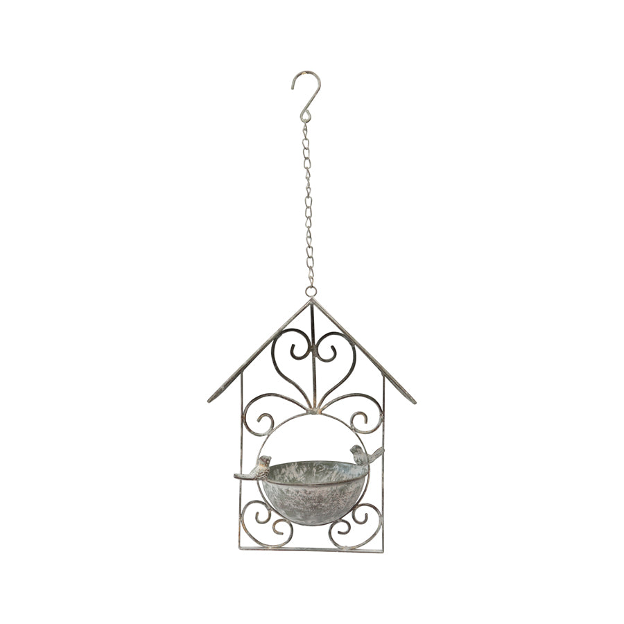 Fleur House Birdfeeder on Chain 61cm - Image 2