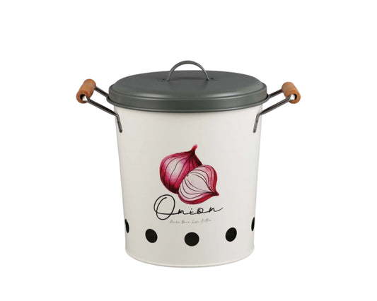bulk 6 Metal Storage Bucket w/ Handle 30cm