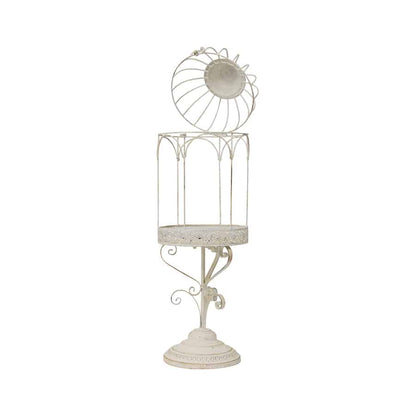 Martinique Arch Planter / Candleholder Cage On Base 22x72cm - Image 3