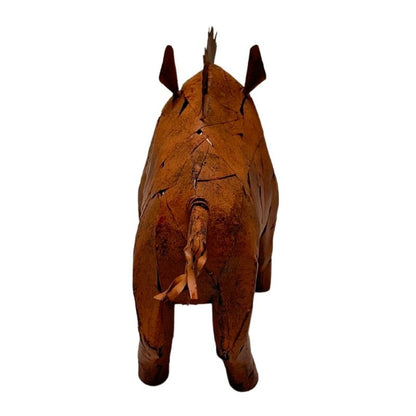 Metal Rust Warthog Statue 54cm - Image 4