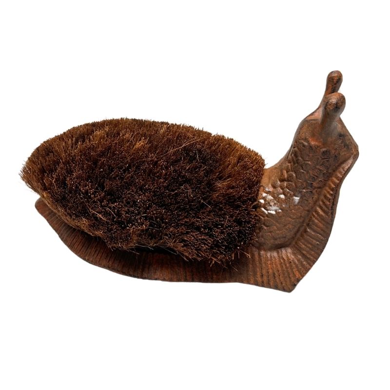 Cast - Iron Snail Boot Brush / Decor 28cm - Image 3