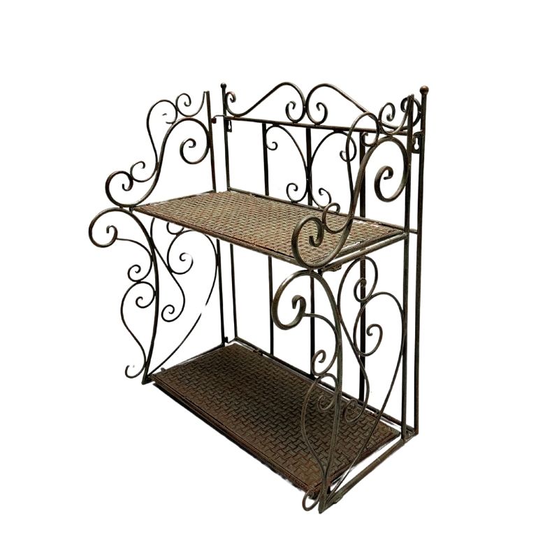 French Provincial 2 Tier Ornate Wall Shelf 60cm - Image 3