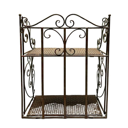 French Provincial 2 Tier Ornate Wall Shelf 60cm - Image 4