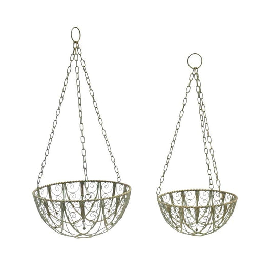 Set 2 Riviera Hanging Planter Baskets 69cm