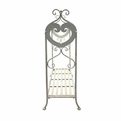 Large Fleur Towel Stand w Shelf 96cm - Image 4