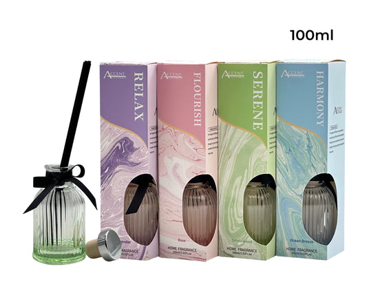 bulk 24 Wellness Fragrance Diffuser 100ml Assorted