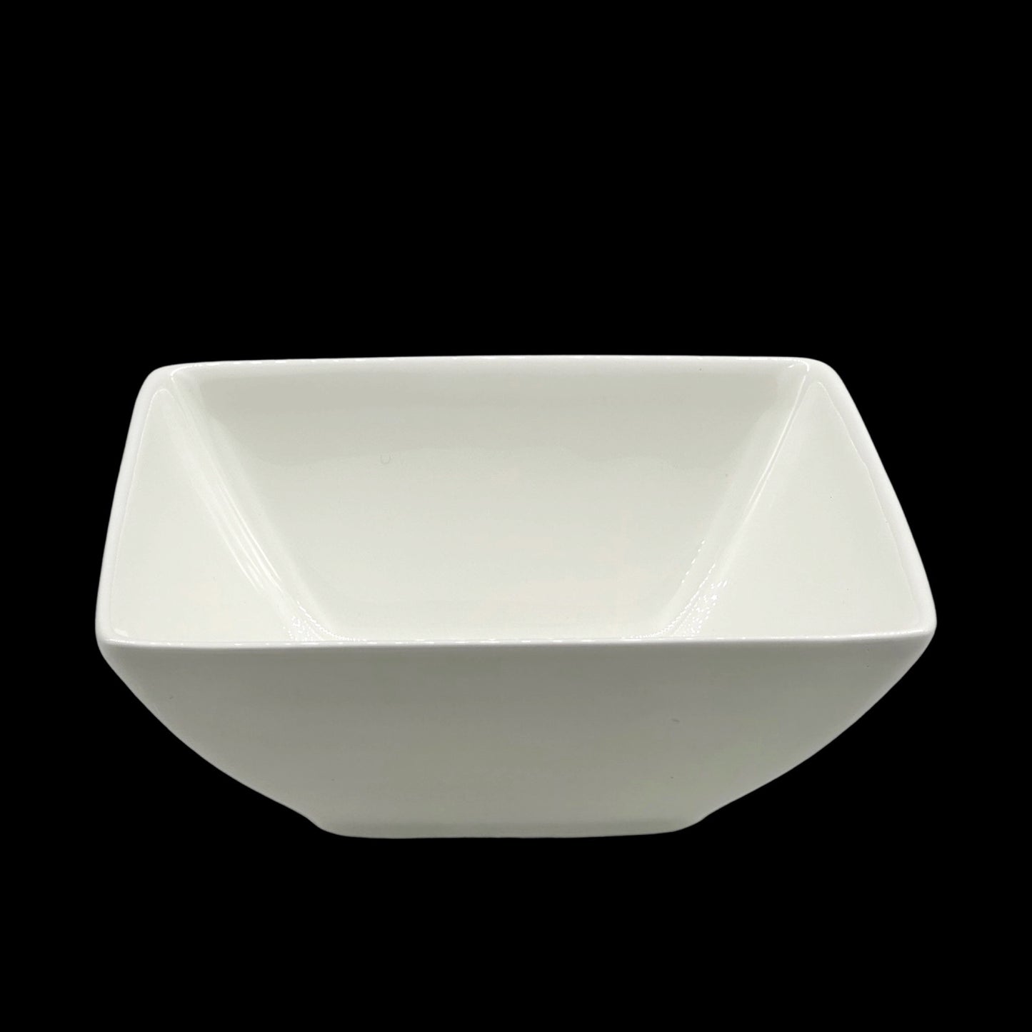 bulk 24 White Bone China Square Bowl 16cm