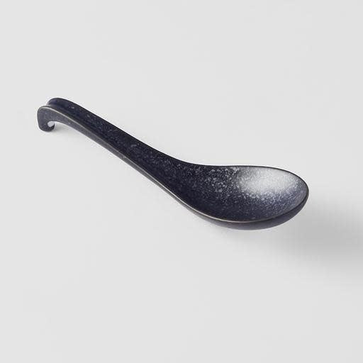 Spoon Ramen 17.5cm Kanso Matt Black Glaze - Image 4