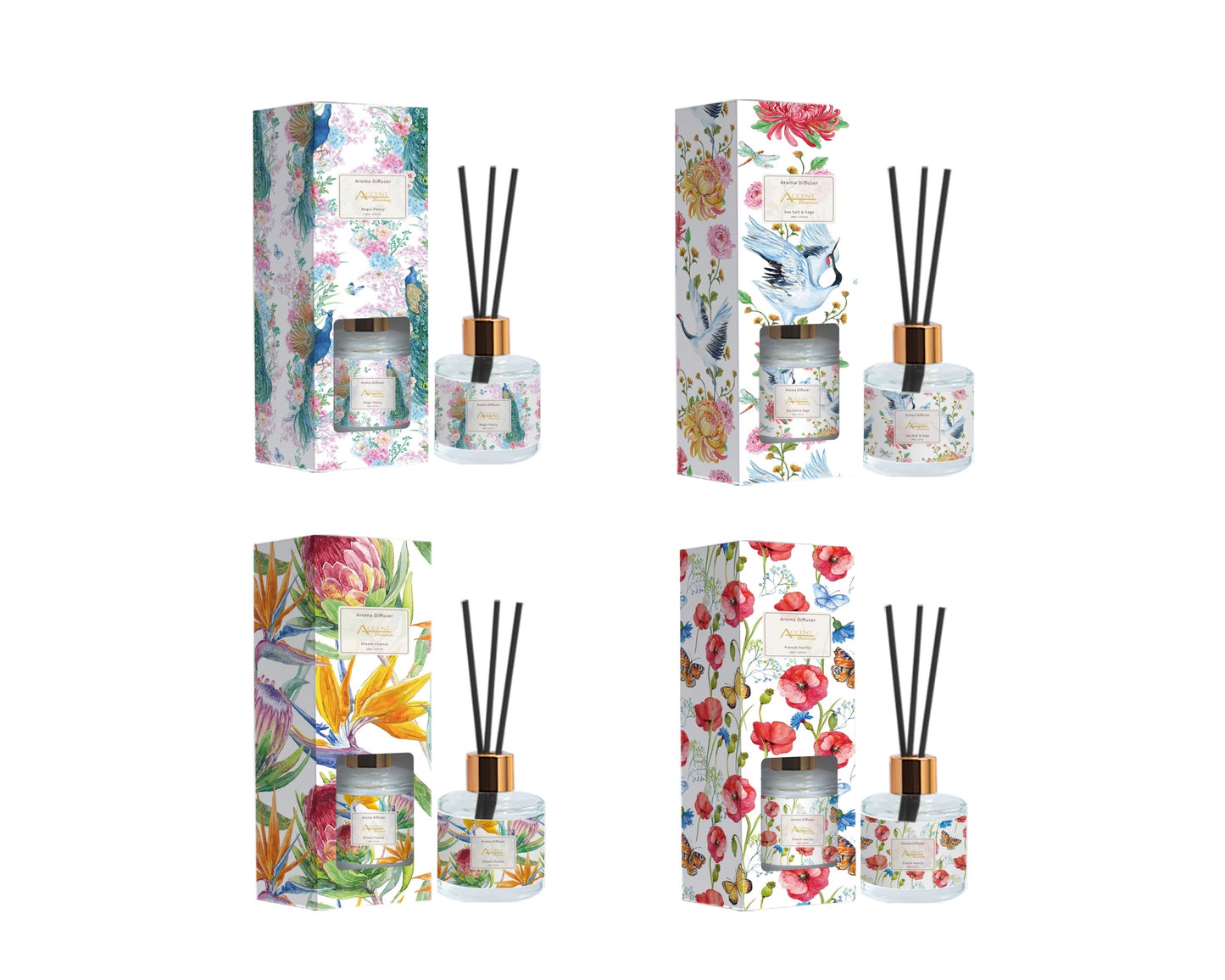 bulk 24 Garden Dreams Diffuser 50ml Assorted
