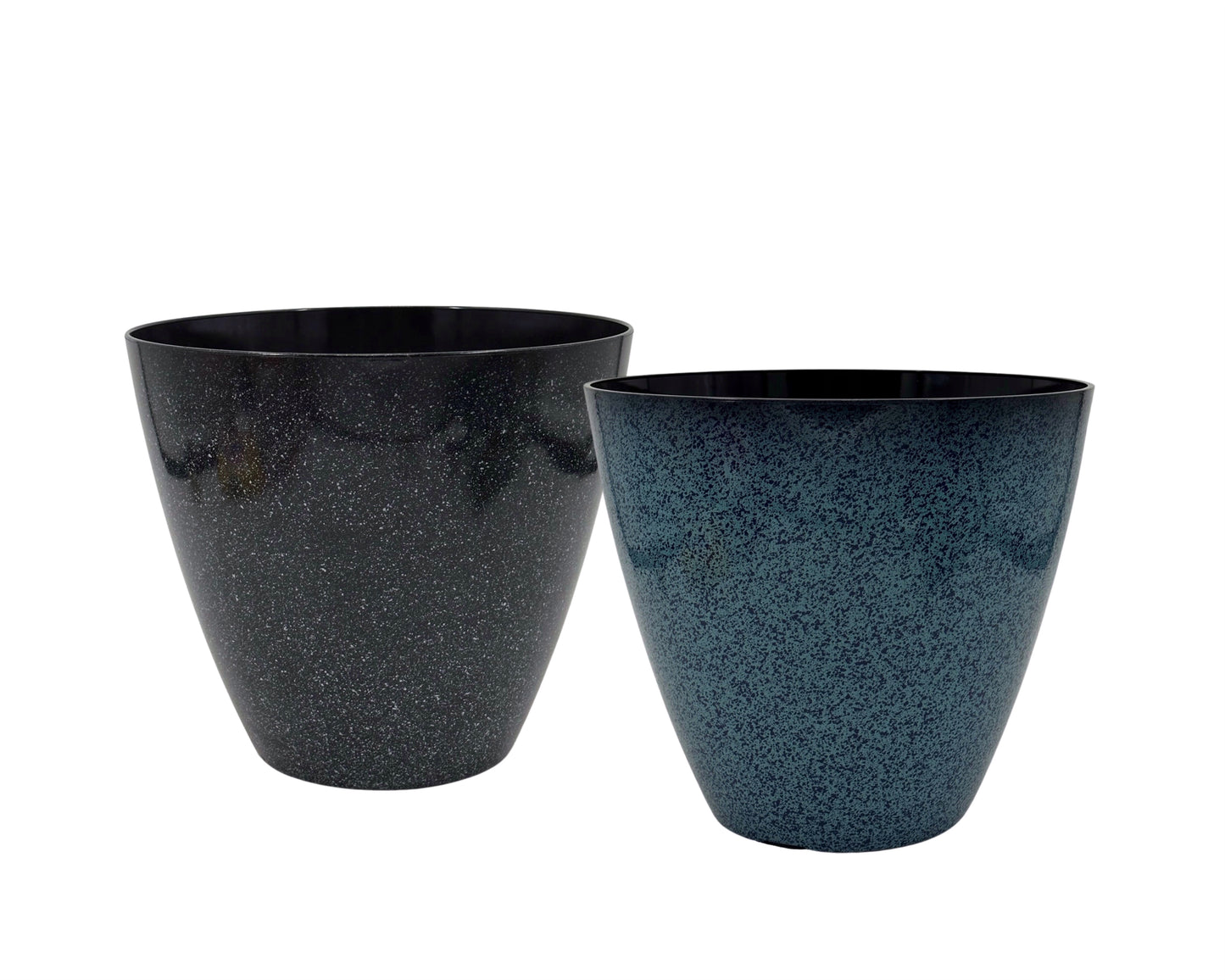 bulk 12 Capsule Planter w/ Saucer Assorted 30cm