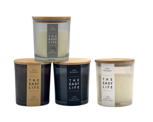 bulk 12 Scented Glass Jar Candle w/ Lid 250G 10cm