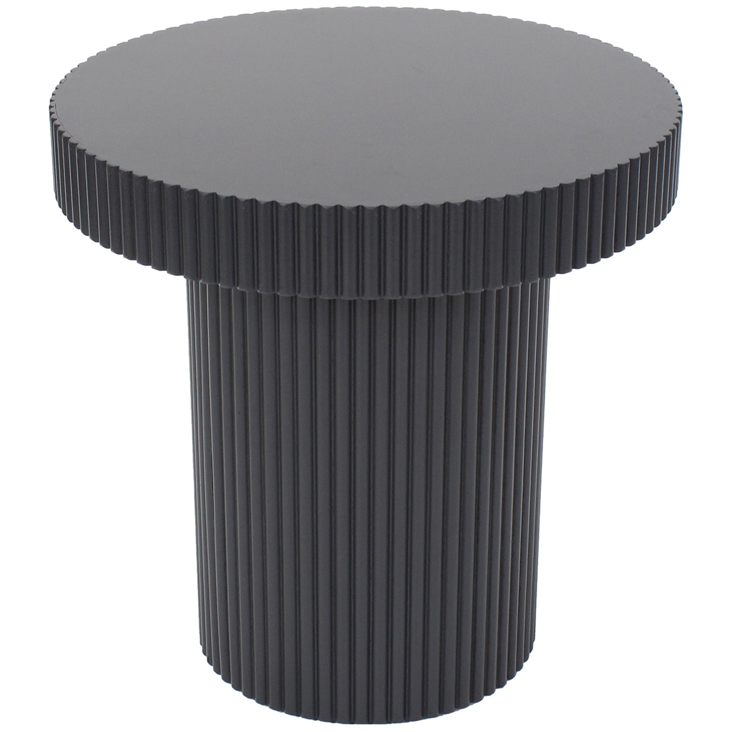 Eclipse Fluted Side Table 50x51cm