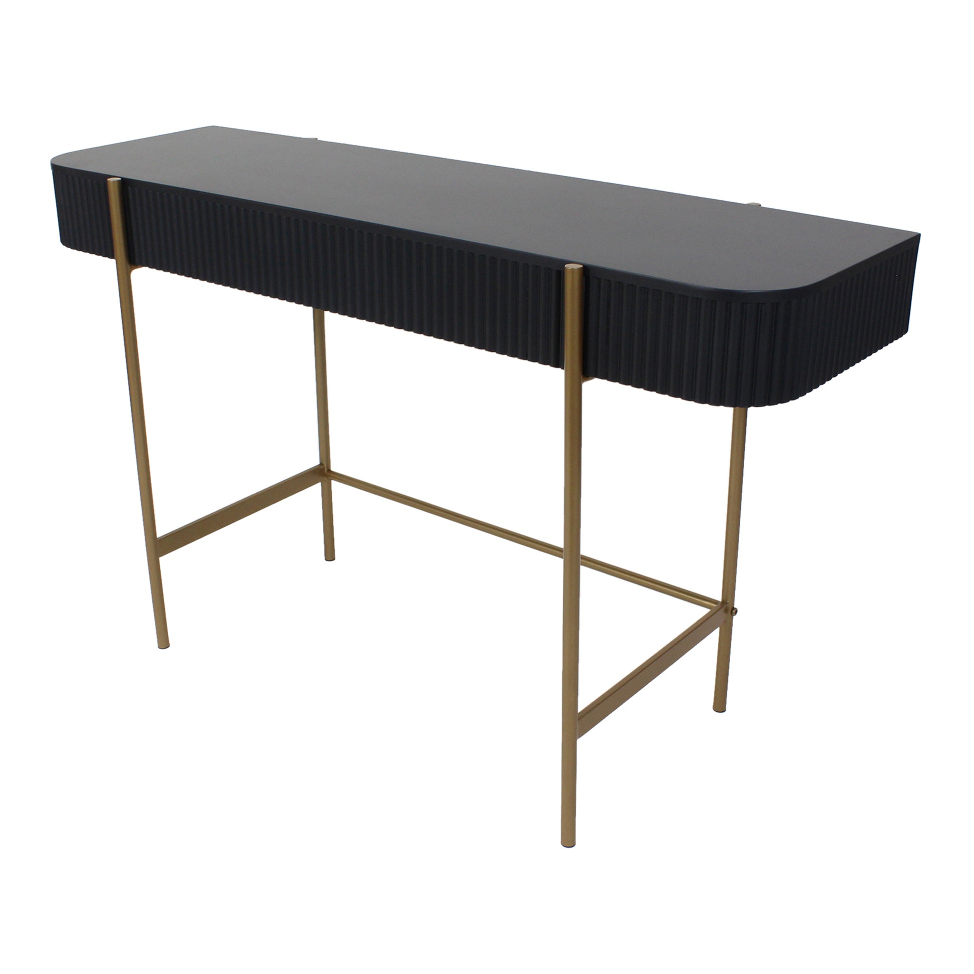 Eclipse Ribbed Console Table 120x73cm