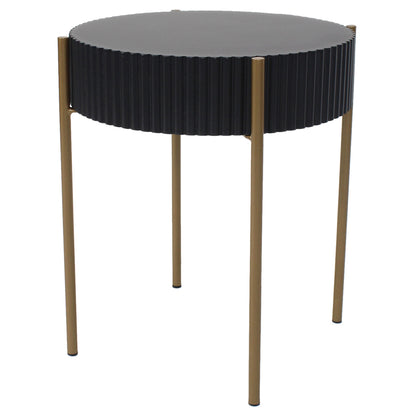 Eclipse Ribbed Side Table 41x47cm - Image 2