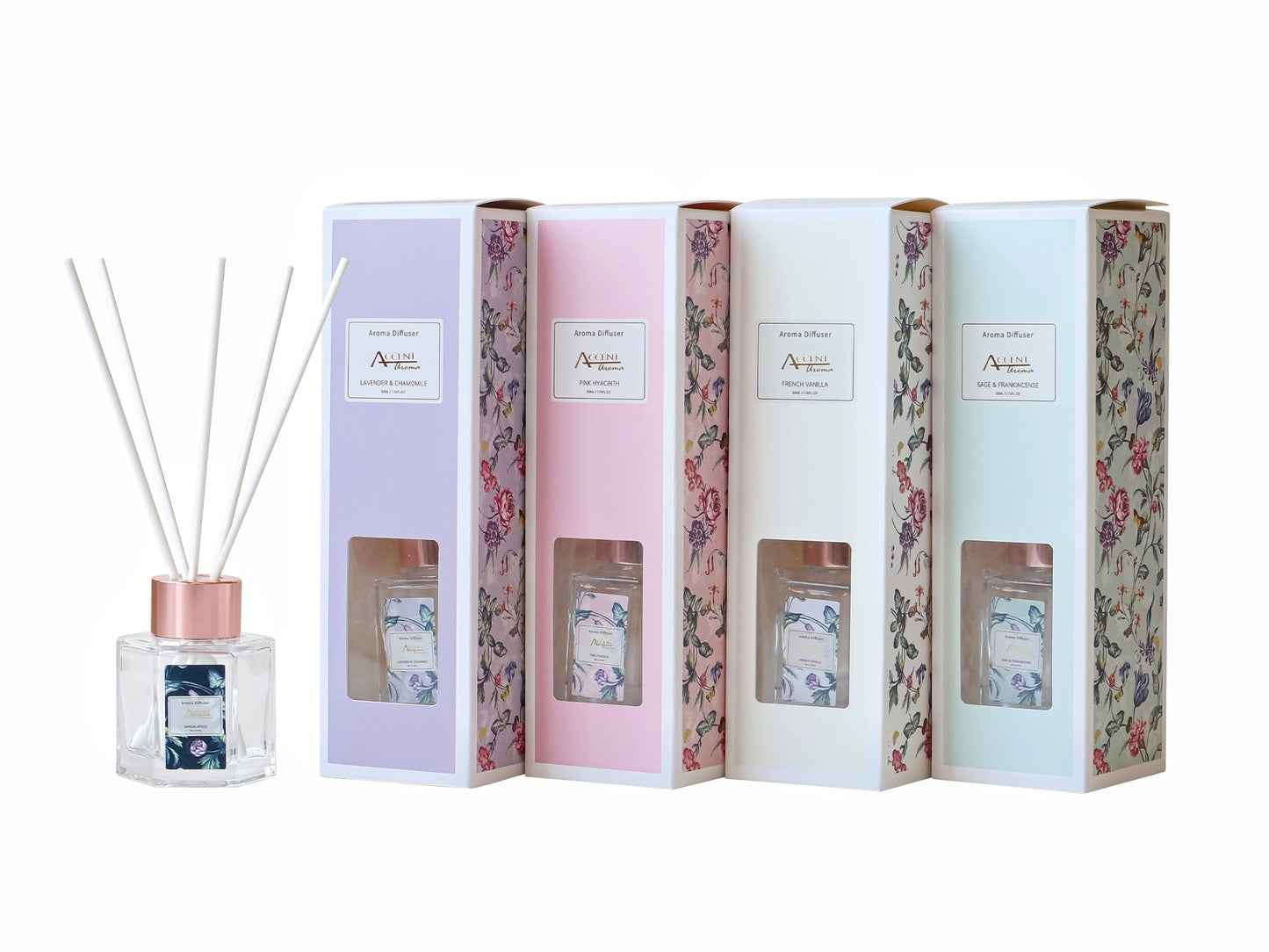 bulk 24 Jardin Floral Diffuser 50ml Assort