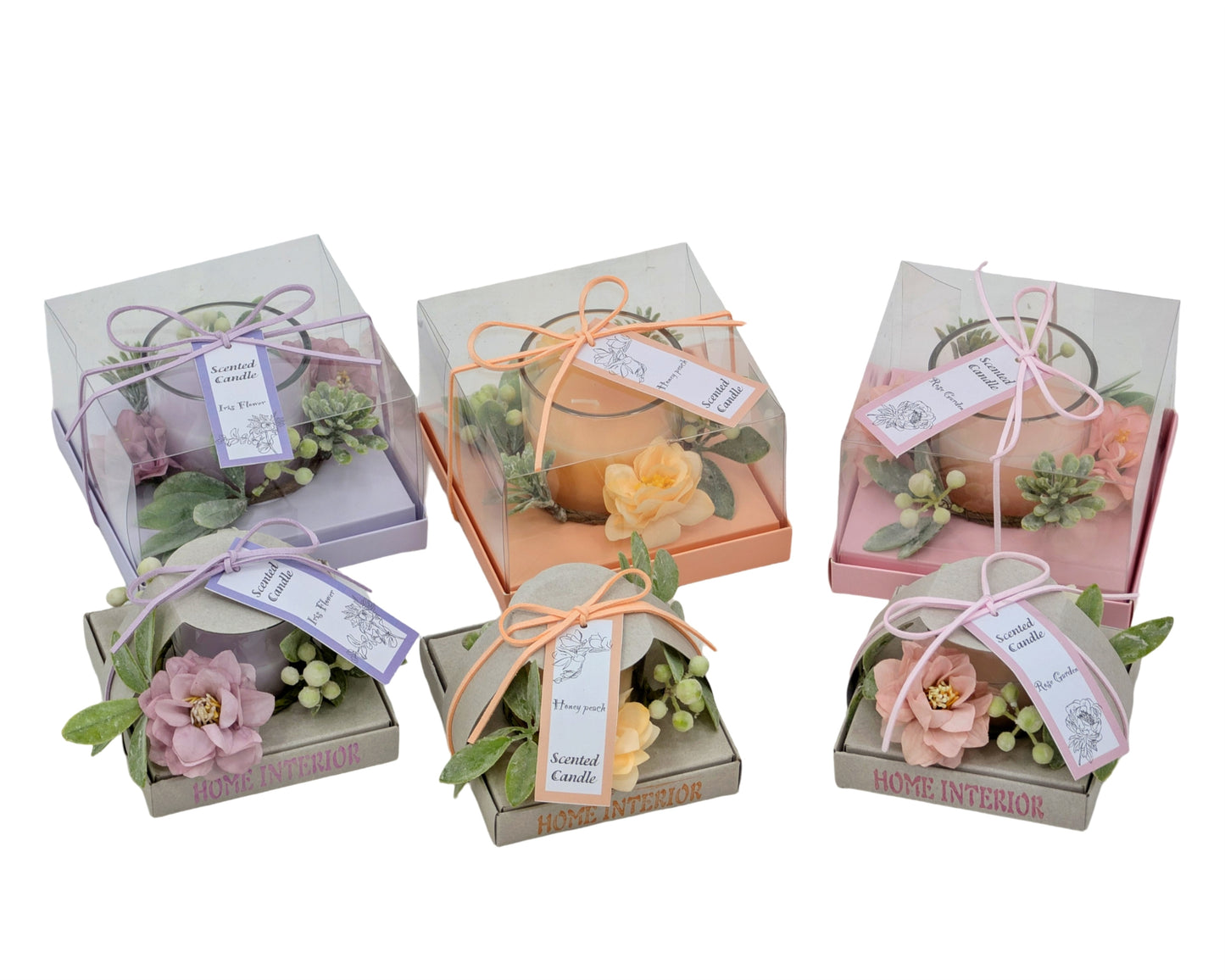 bulk 24 Scented Candle Bouquet 10cm