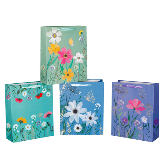 bulk 24 Xlarge Blossom Meadow Gift Bag 42cm